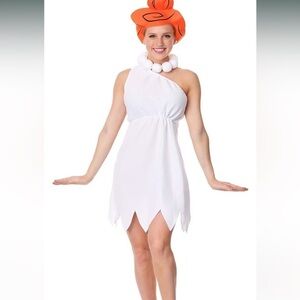 NWT Wilma Flintstone Necklace costume size os costume theater dress up